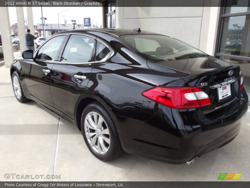 Black Obsidian / Graphite 2012 Infiniti M 37 Sedan