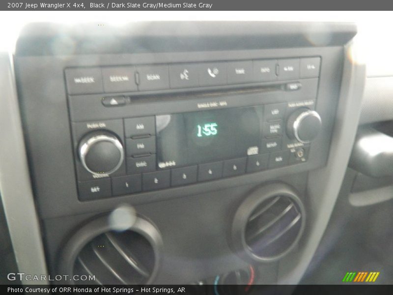 Black / Dark Slate Gray/Medium Slate Gray 2007 Jeep Wrangler X 4x4