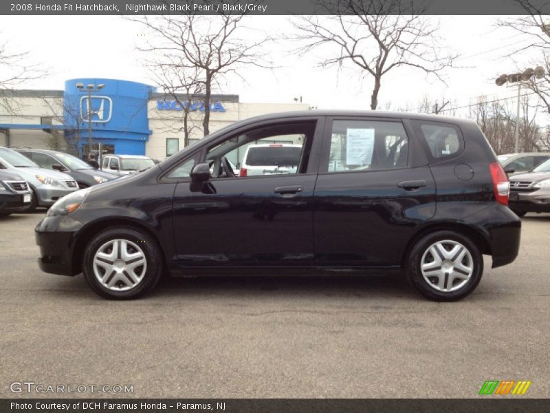 Nighthawk Black Pearl / Black/Grey 2008 Honda Fit Hatchback