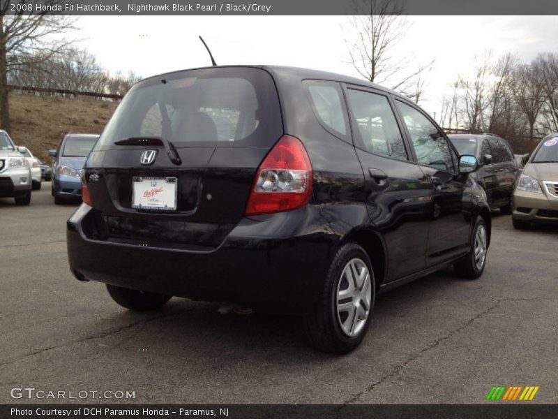 Nighthawk Black Pearl / Black/Grey 2008 Honda Fit Hatchback
