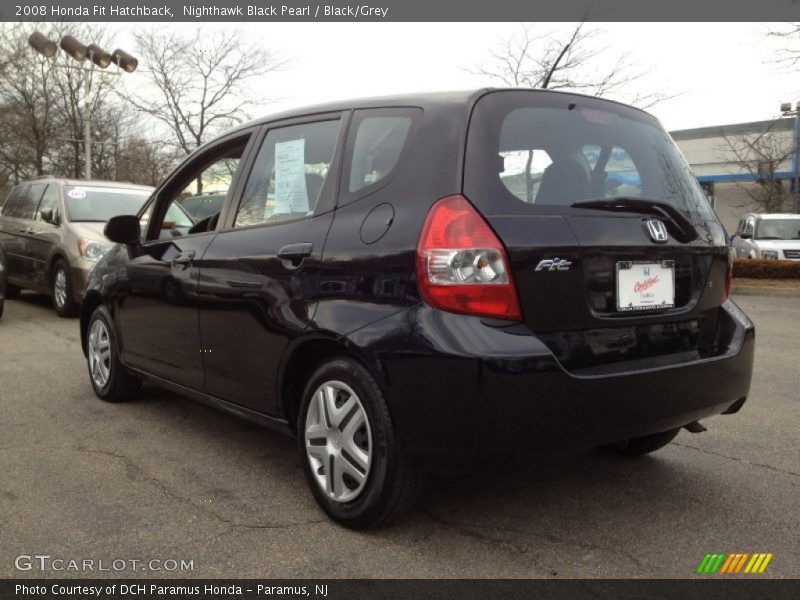 Nighthawk Black Pearl / Black/Grey 2008 Honda Fit Hatchback