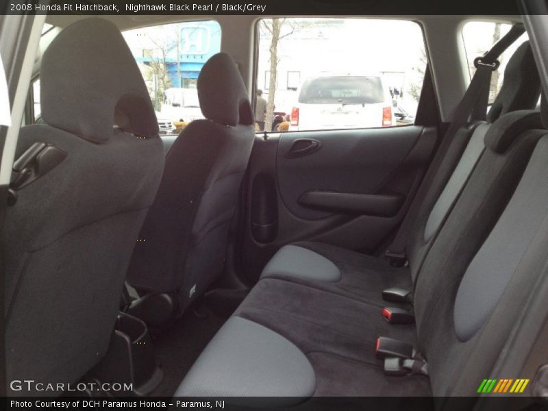 Nighthawk Black Pearl / Black/Grey 2008 Honda Fit Hatchback
