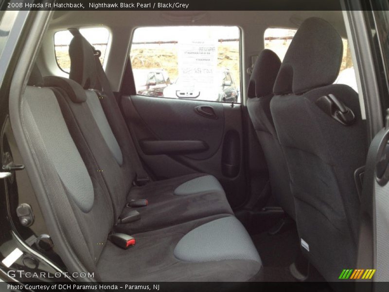 Nighthawk Black Pearl / Black/Grey 2008 Honda Fit Hatchback