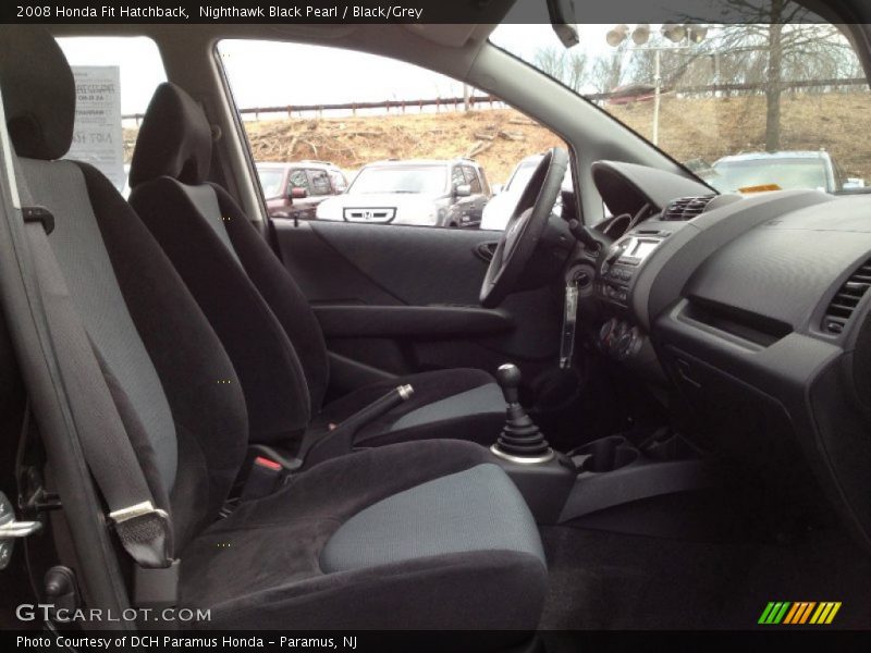 Nighthawk Black Pearl / Black/Grey 2008 Honda Fit Hatchback