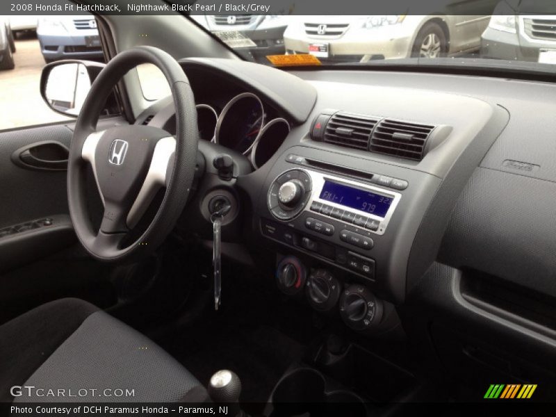 Nighthawk Black Pearl / Black/Grey 2008 Honda Fit Hatchback