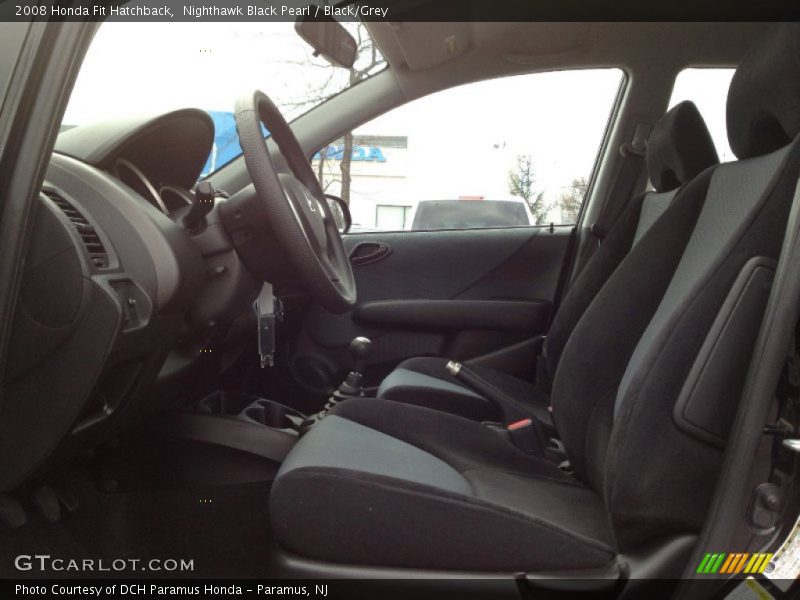 Nighthawk Black Pearl / Black/Grey 2008 Honda Fit Hatchback