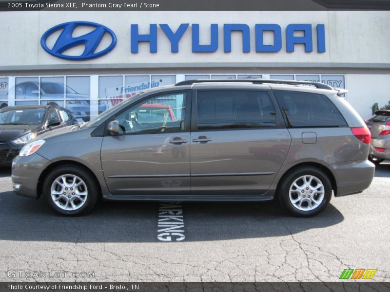 Phantom Gray Pearl / Stone 2005 Toyota Sienna XLE