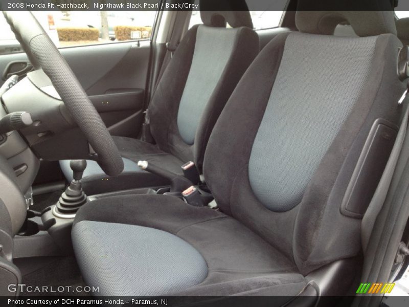 Nighthawk Black Pearl / Black/Grey 2008 Honda Fit Hatchback