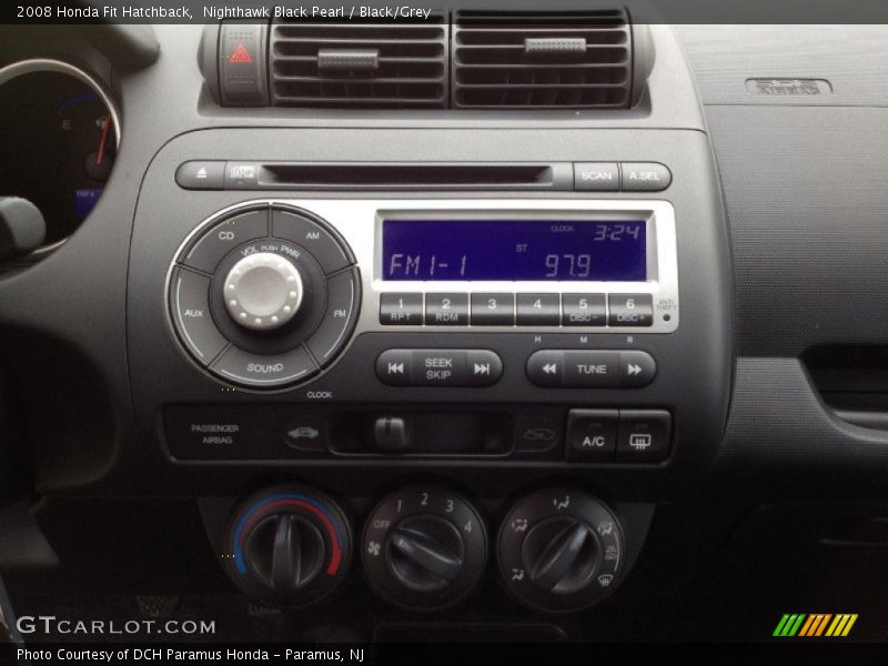 Nighthawk Black Pearl / Black/Grey 2008 Honda Fit Hatchback