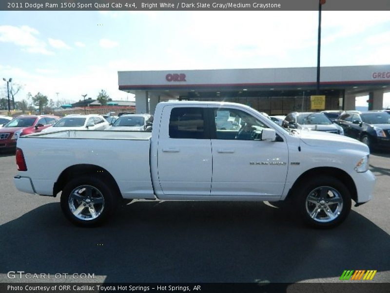 Bright White / Dark Slate Gray/Medium Graystone 2011 Dodge Ram 1500 Sport Quad Cab 4x4
