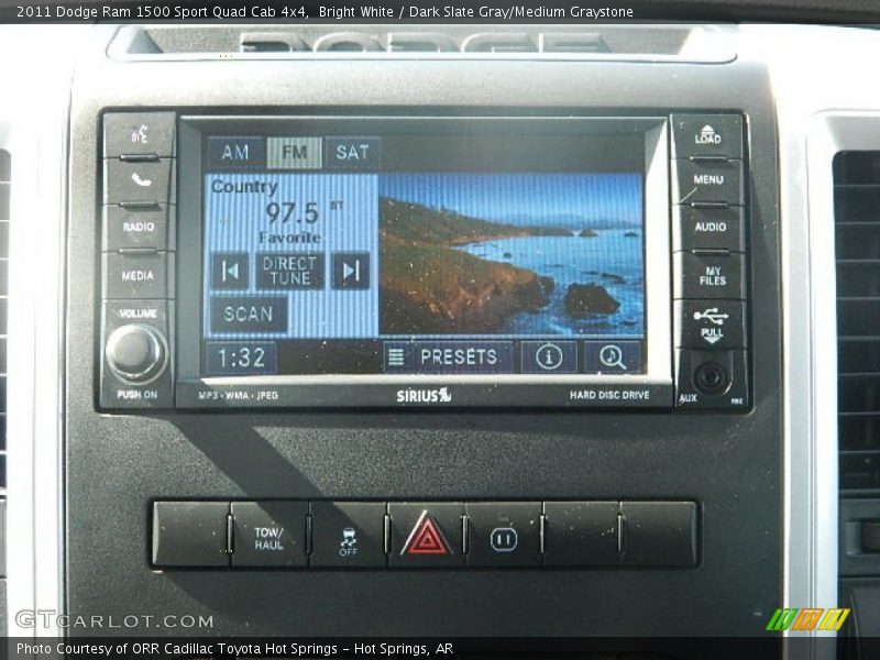 Bright White / Dark Slate Gray/Medium Graystone 2011 Dodge Ram 1500 Sport Quad Cab 4x4