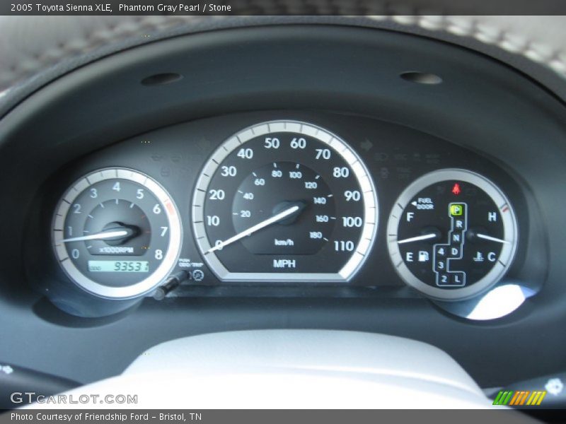 Phantom Gray Pearl / Stone 2005 Toyota Sienna XLE