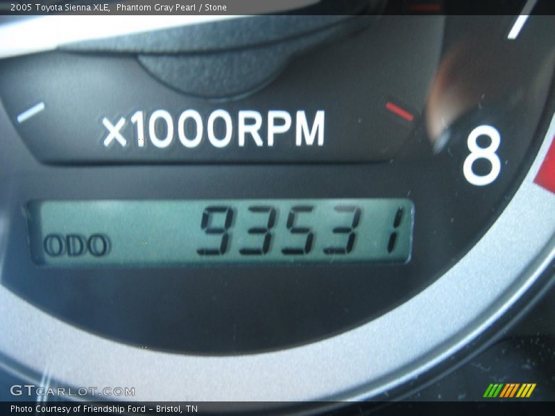 Phantom Gray Pearl / Stone 2005 Toyota Sienna XLE
