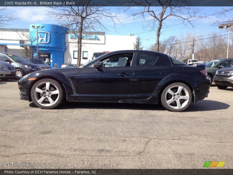 Brilliant Black / Black 2005 Mazda RX-8