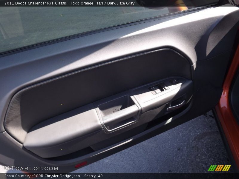 Toxic Orange Pearl / Dark Slate Gray 2011 Dodge Challenger R/T Classic