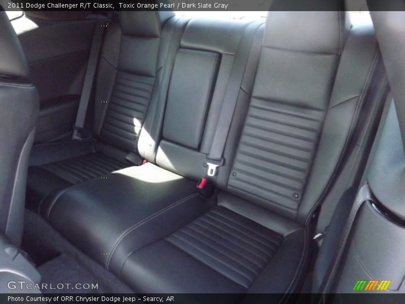 Toxic Orange Pearl / Dark Slate Gray 2011 Dodge Challenger R/T Classic