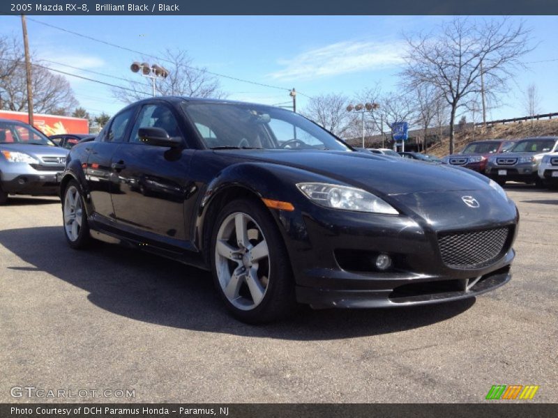 Brilliant Black / Black 2005 Mazda RX-8
