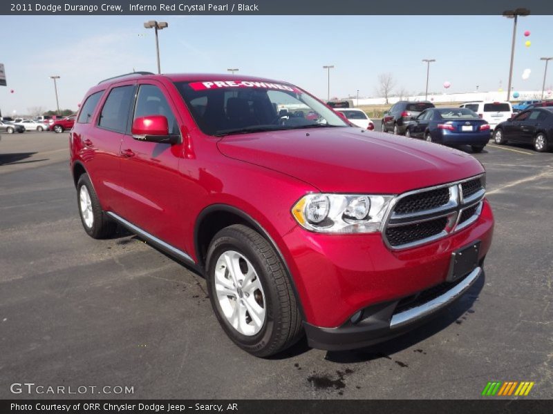 Front 3/4 View of 2011 Durango Crew