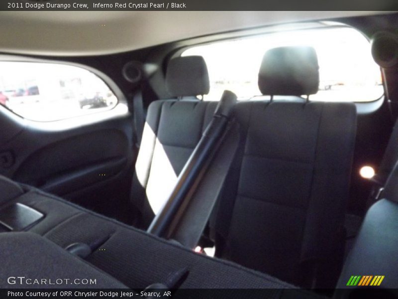 Inferno Red Crystal Pearl / Black 2011 Dodge Durango Crew
