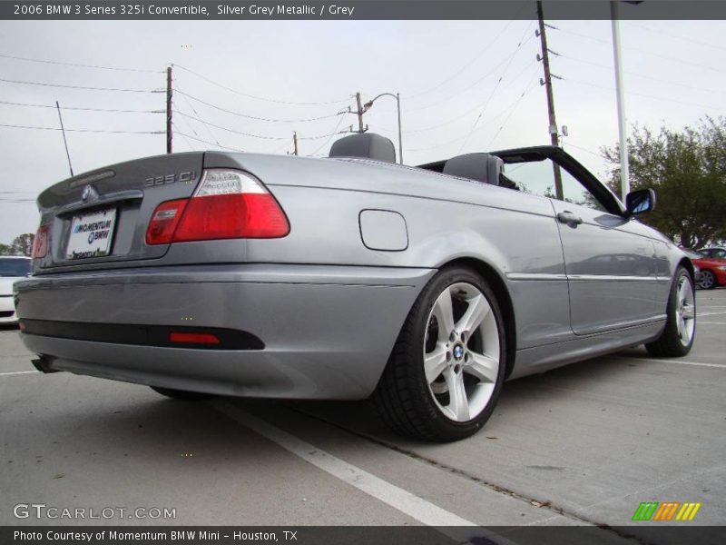 Silver Grey Metallic / Grey 2006 BMW 3 Series 325i Convertible