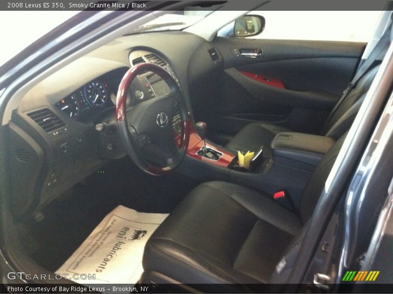 Smoky Granite Mica / Black 2008 Lexus ES 350