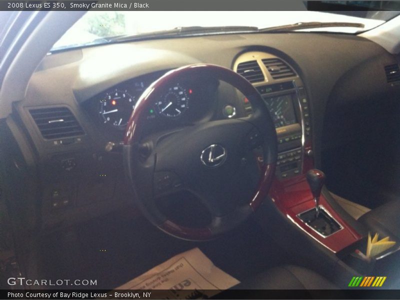 Smoky Granite Mica / Black 2008 Lexus ES 350