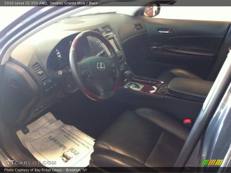 Smokey Granite Mica / Black 2010 Lexus GS 350 AWD