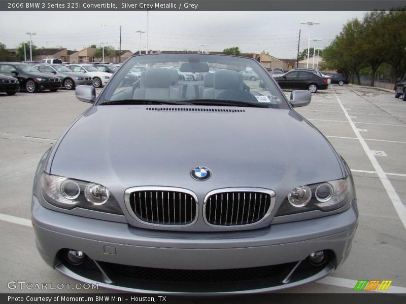 Silver Grey Metallic / Grey 2006 BMW 3 Series 325i Convertible