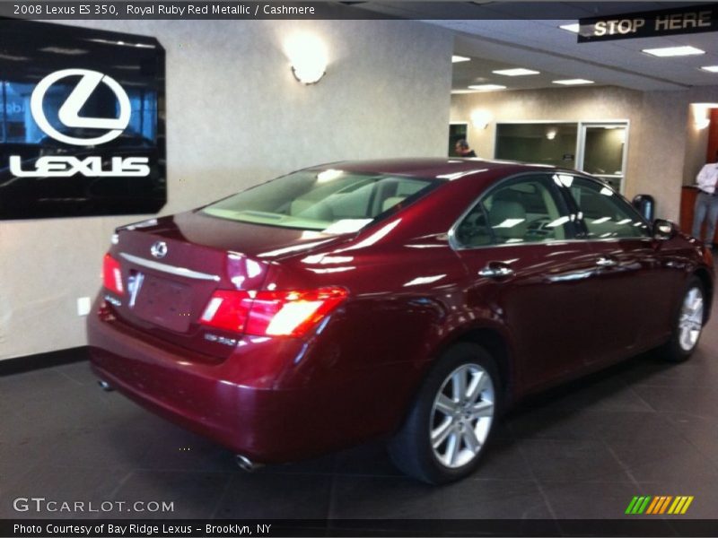 Royal Ruby Red Metallic / Cashmere 2008 Lexus ES 350