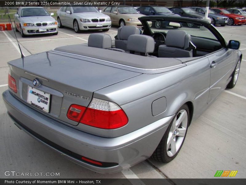 Silver Grey Metallic / Grey 2006 BMW 3 Series 325i Convertible