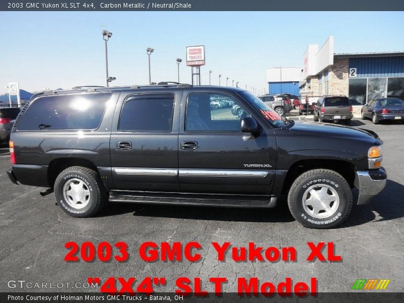 Carbon Metallic / Neutral/Shale 2003 GMC Yukon XL SLT 4x4
