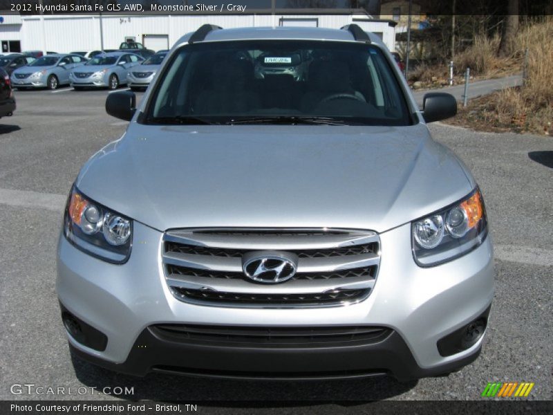 Moonstone Silver / Gray 2012 Hyundai Santa Fe GLS AWD