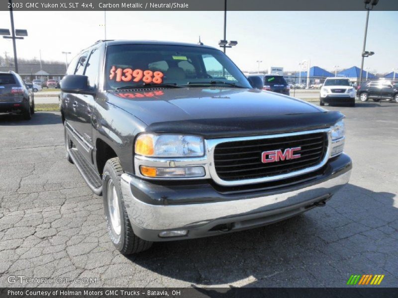 Carbon Metallic / Neutral/Shale 2003 GMC Yukon XL SLT 4x4