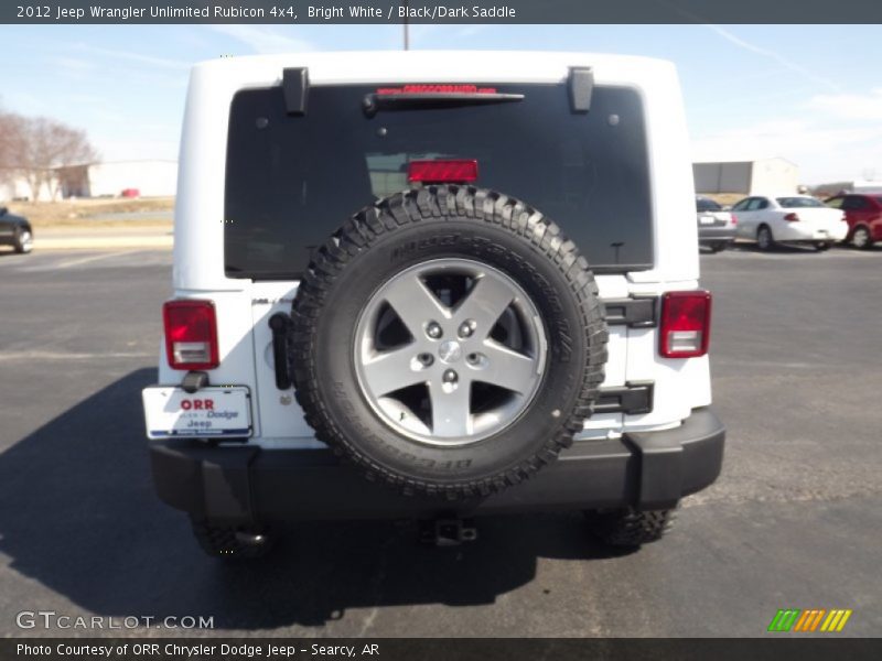Bright White / Black/Dark Saddle 2012 Jeep Wrangler Unlimited Rubicon 4x4