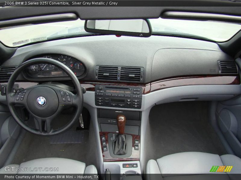 Silver Grey Metallic / Grey 2006 BMW 3 Series 325i Convertible