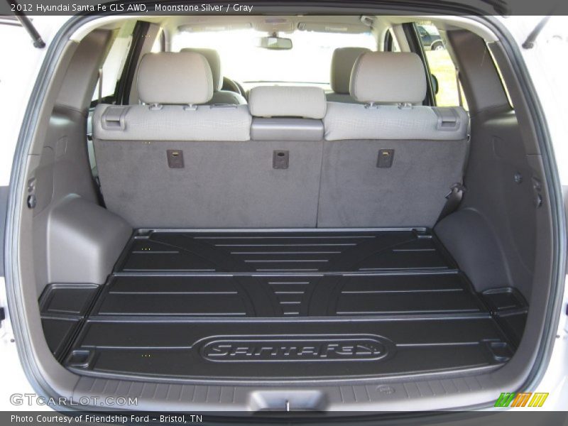 Moonstone Silver / Gray 2012 Hyundai Santa Fe GLS AWD