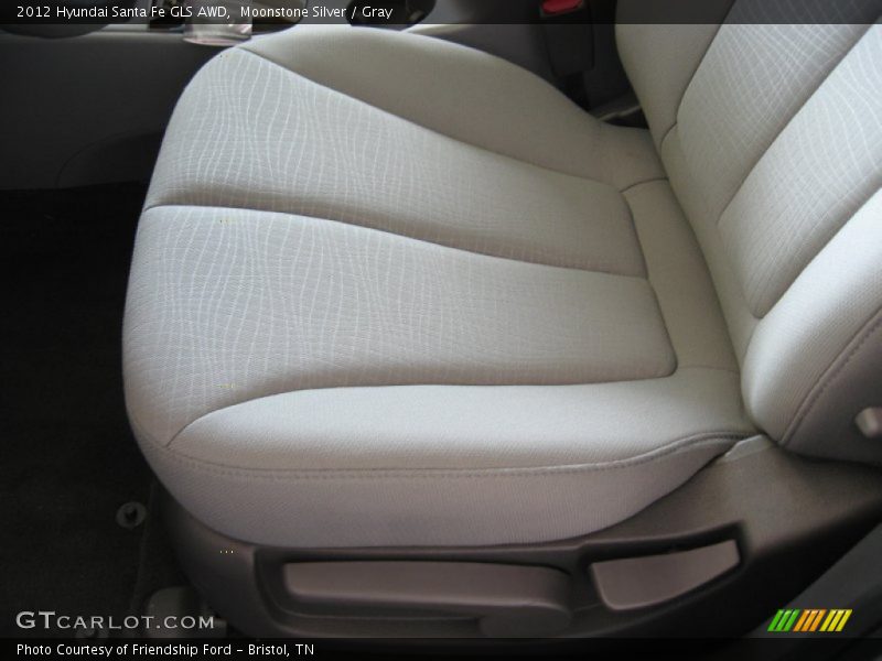 Moonstone Silver / Gray 2012 Hyundai Santa Fe GLS AWD