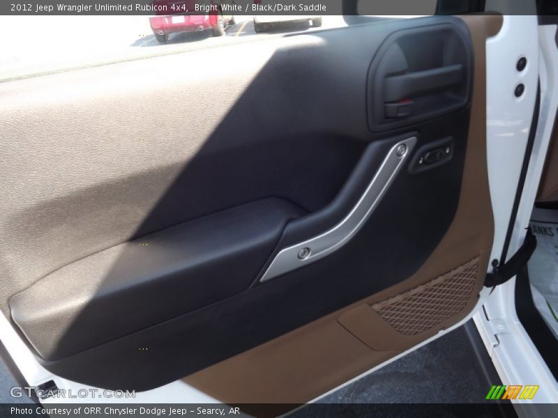 Bright White / Black/Dark Saddle 2012 Jeep Wrangler Unlimited Rubicon 4x4