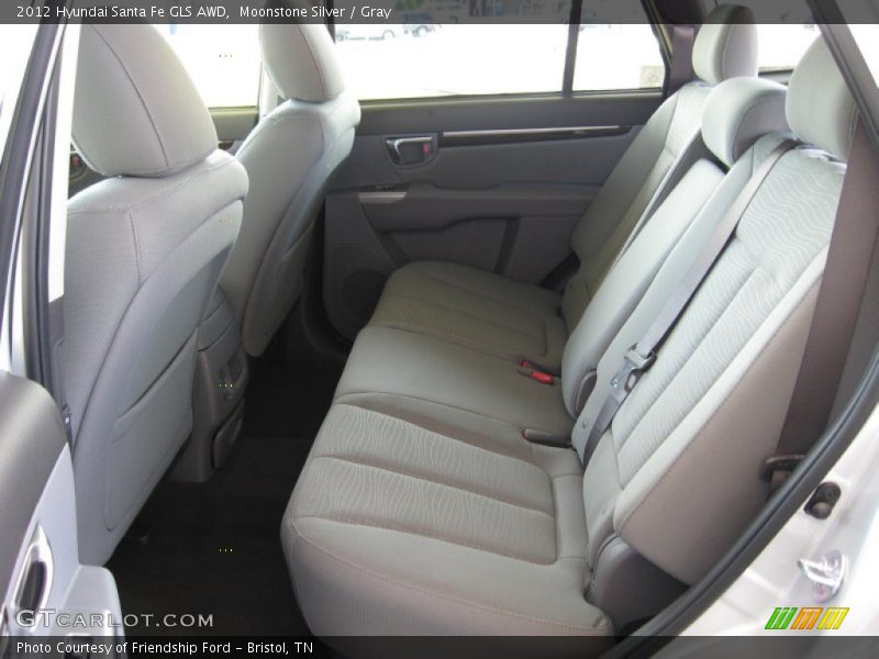 Moonstone Silver / Gray 2012 Hyundai Santa Fe GLS AWD