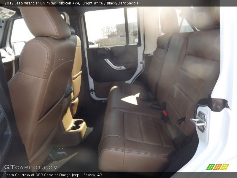 Bright White / Black/Dark Saddle 2012 Jeep Wrangler Unlimited Rubicon 4x4