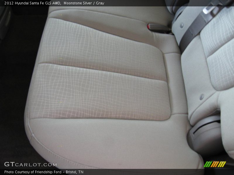 Moonstone Silver / Gray 2012 Hyundai Santa Fe GLS AWD