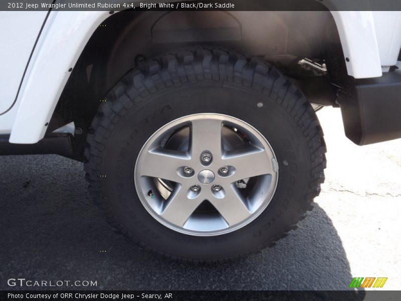Bright White / Black/Dark Saddle 2012 Jeep Wrangler Unlimited Rubicon 4x4
