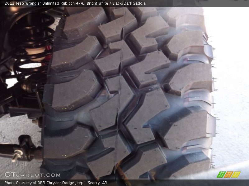 Bright White / Black/Dark Saddle 2012 Jeep Wrangler Unlimited Rubicon 4x4