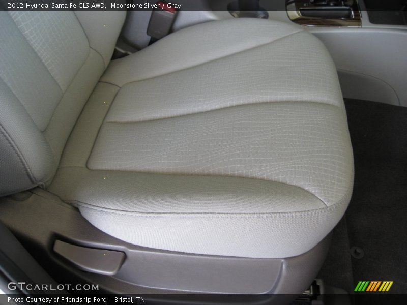 Moonstone Silver / Gray 2012 Hyundai Santa Fe GLS AWD