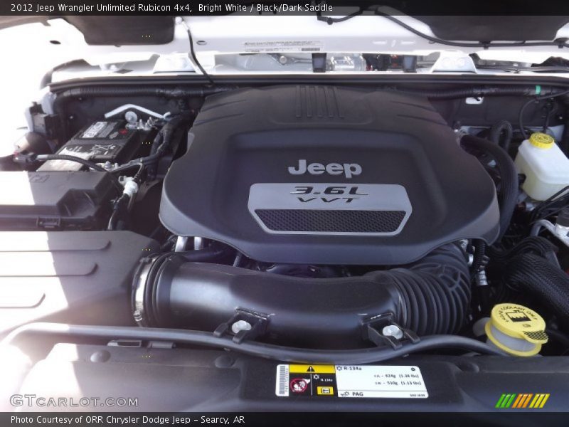 Bright White / Black/Dark Saddle 2012 Jeep Wrangler Unlimited Rubicon 4x4