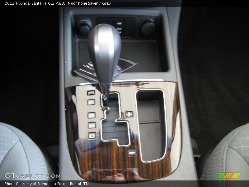 Moonstone Silver / Gray 2012 Hyundai Santa Fe GLS AWD