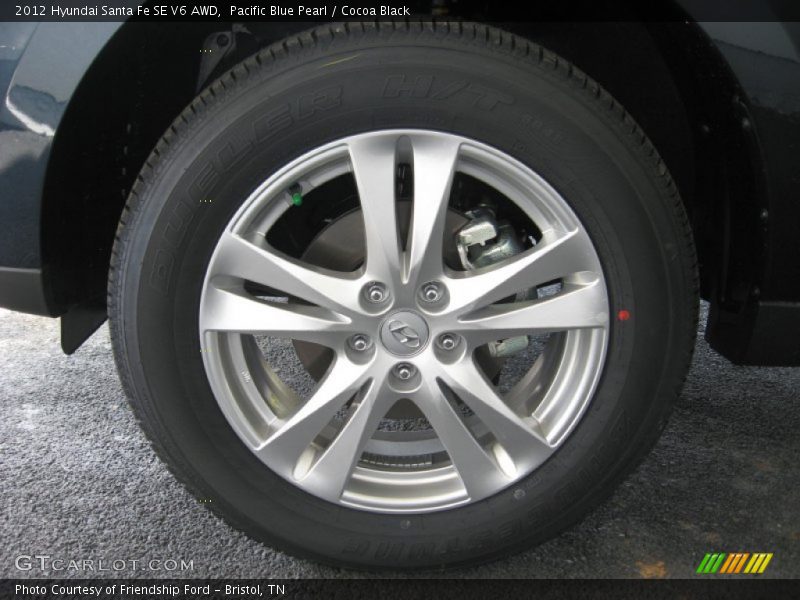  2012 Santa Fe SE V6 AWD Wheel