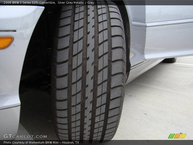 Silver Grey Metallic / Grey 2006 BMW 3 Series 325i Convertible