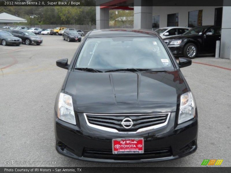 Super Black / Beige 2012 Nissan Sentra 2.0