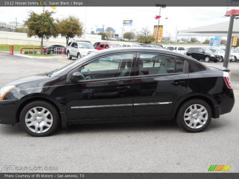 Super Black / Beige 2012 Nissan Sentra 2.0